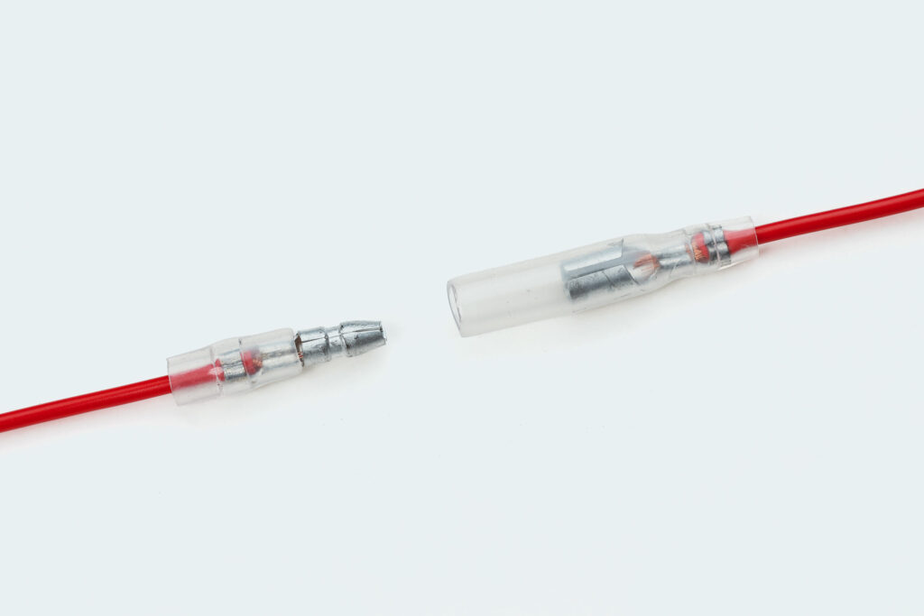 ギボシ端子のかしめ方